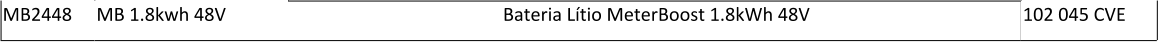 MB2448 MB 1.8kwh 48V Bateria Ltio MeterBoost 1.8kWh 48V 102 045 CVE